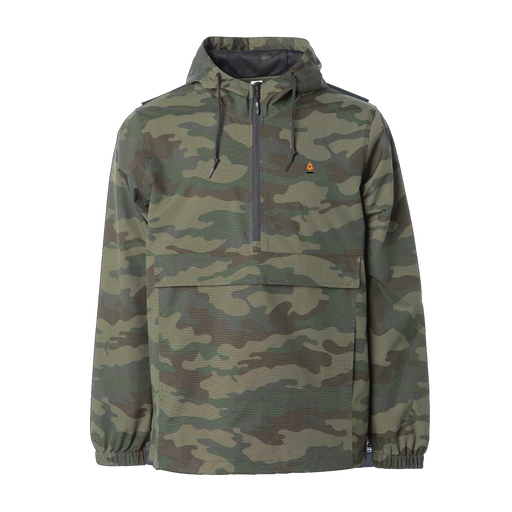 Camo Nylon Windbreaker Pullover ROGUE LIFE MAINE