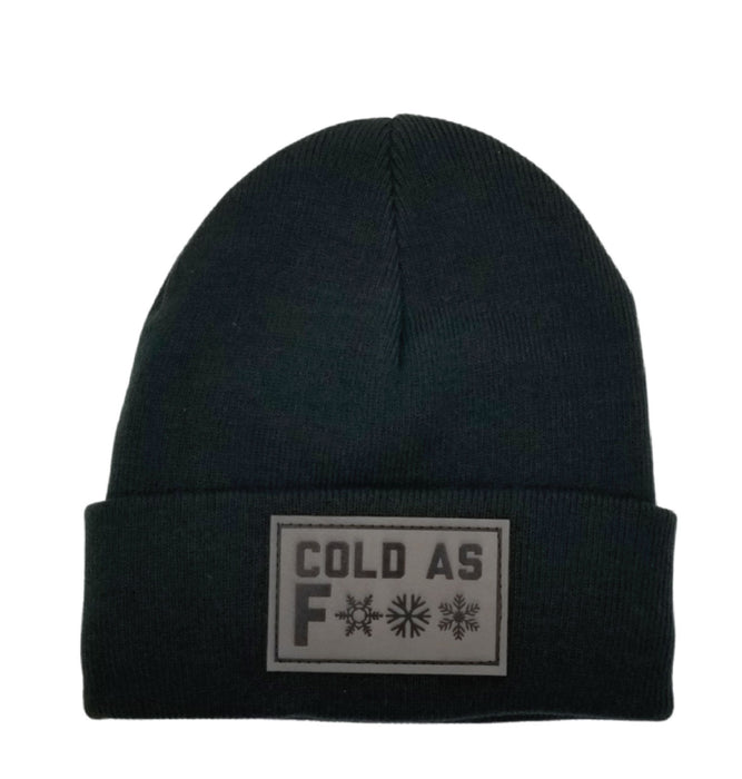 Cold as F Lined Knit Beanie -Assorted Colors