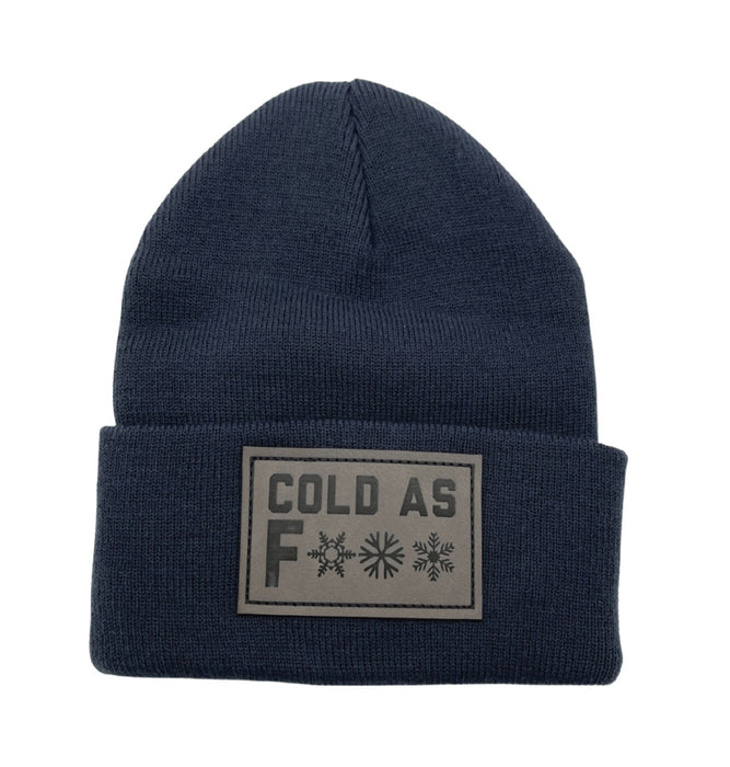 Cold as F Lined Knit Beanie -Assorted Colors
