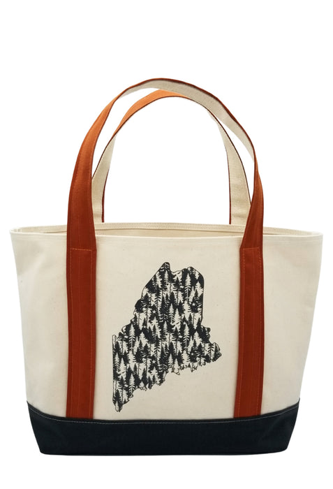Pine State  Large Tote - Clay